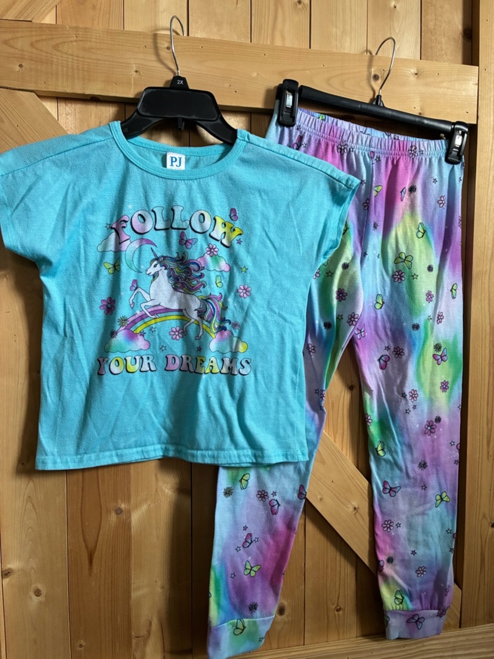 Unicorn 'Follow Your Dreams' Pajama Set